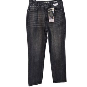 🆕️NWT - Rewash 90s Straight Leg Jeans Super High Rise Black Denim Size 9/29 NWT